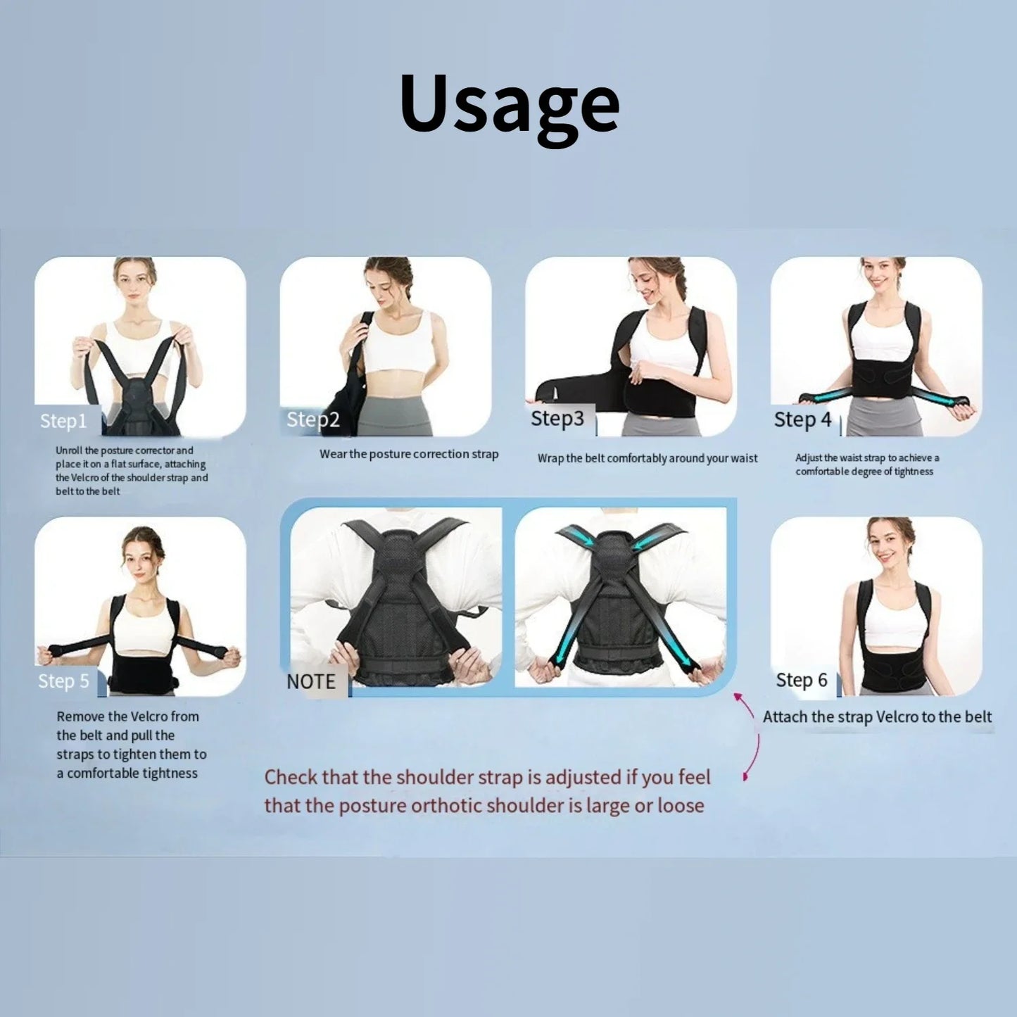 Posture Corrector - Back Orthopedic Straps for Men and Women
