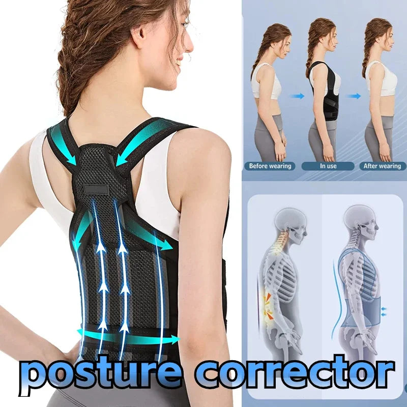 Posture Corrector - Back Orthopedic Straps for Men and Women