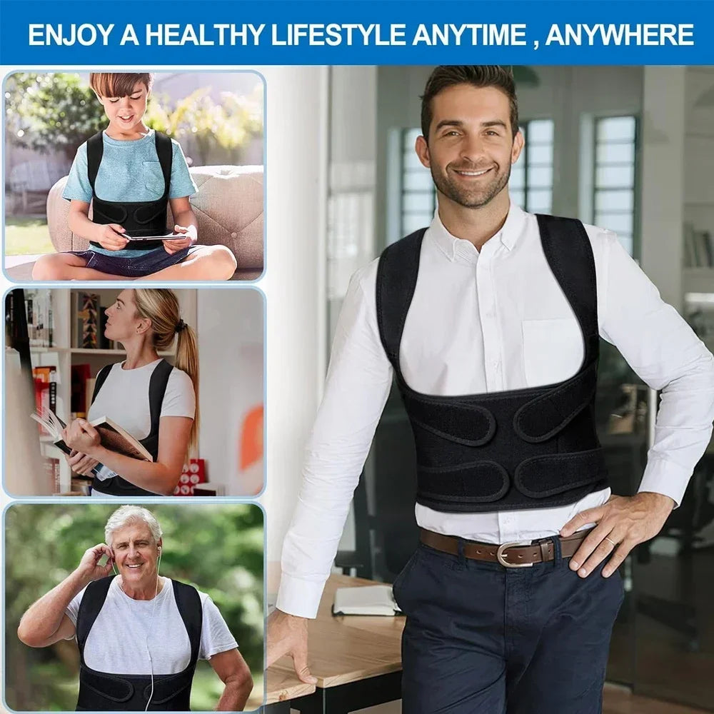 Posture Corrector - Back Orthopedic Straps for Men and Women